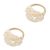 SOIMISS 2 Anillos De En Capas Anillos De Joyería Adornos De Joyería Boho Para Mujer Anillo De Para Mujer Joyería De Moda Para Mujer Anillos Vintage Para Mujer